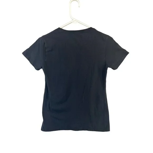 ADIDAS Women's Black Cotton Top T-Shirt GUC Women's Size XS - Picture 4 of 9